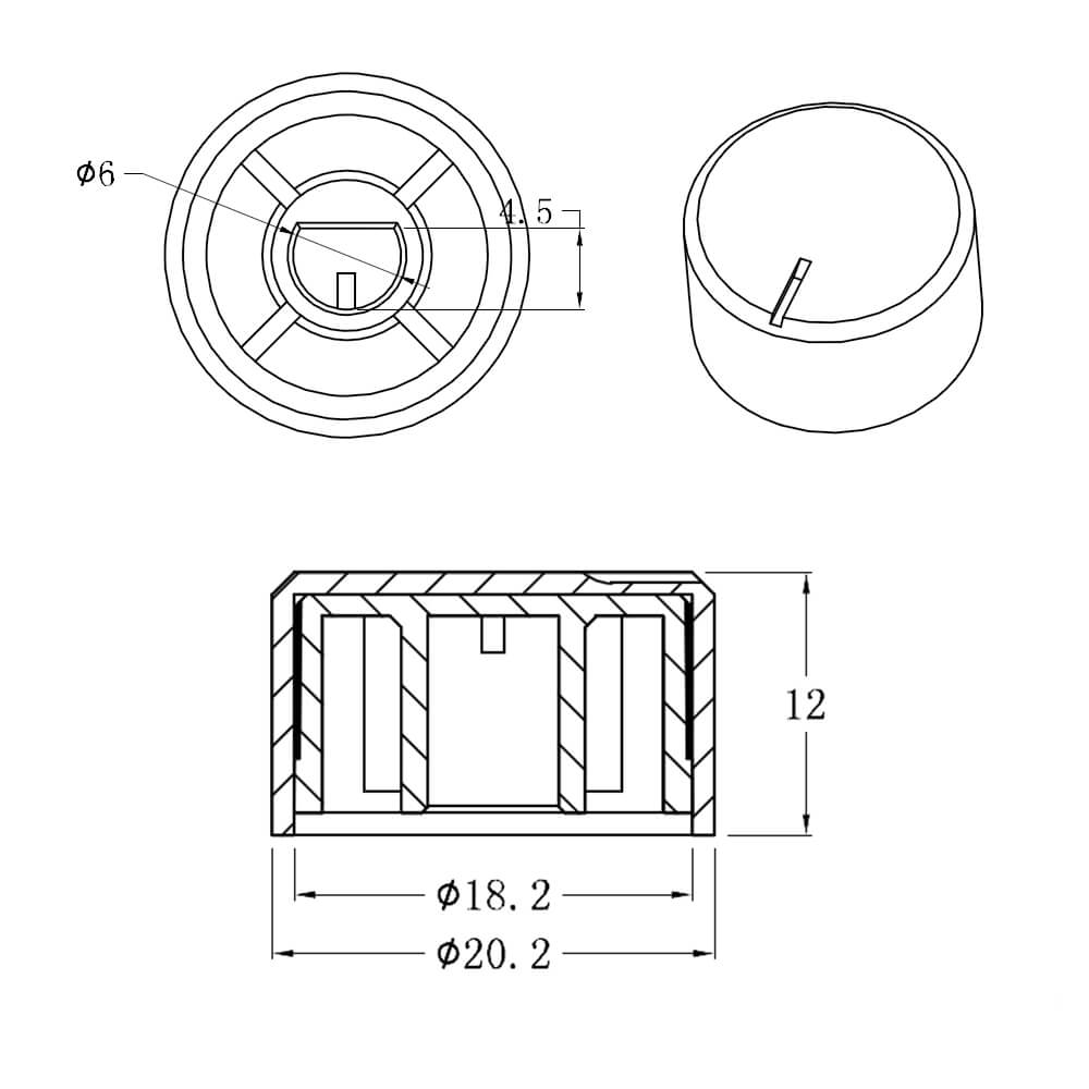 Hardware Knob X70